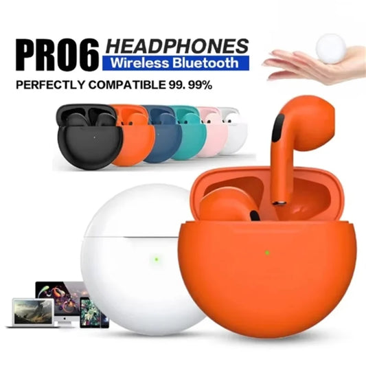 Original Pro 6 TWS Wireless Bluetooth Earphones