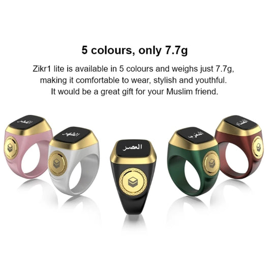 ring qibla tasbeh Electronic Digital Counters Prayer Smart Tally Counter Ring Time Reminder Muslim Gifts Decompression Device